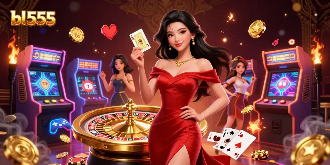 Experience thrilling gaming action at bl555 with our casino's stunning visuals and engaging atmosphere.