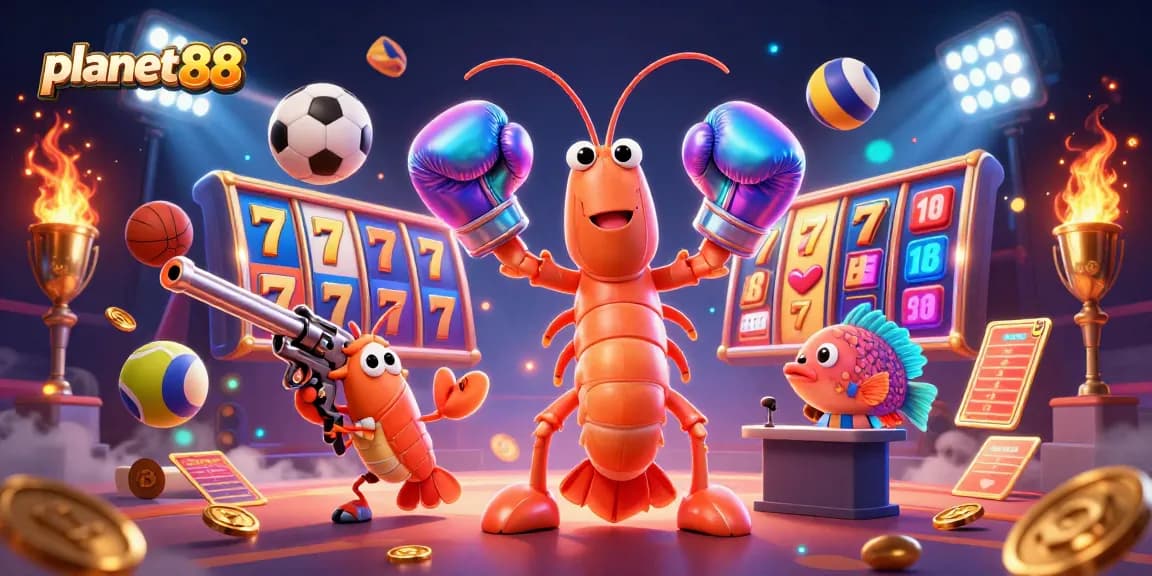 Experience thrilling jackpots at planet88 with vibrant slot reels and dynamic gaming elements.