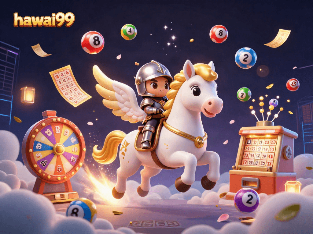 Play the exciting hawai99 lottery game with dynamic elements and colorful visuals