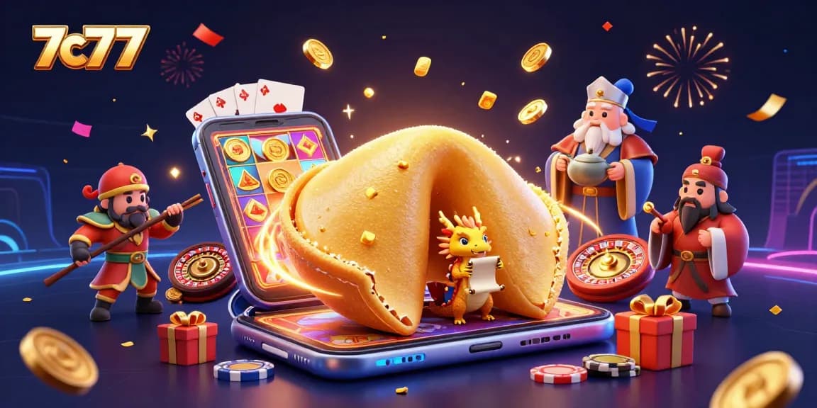 Experience winning strategies with 7c777 as fortune and dragon combine in a lively game scene.
