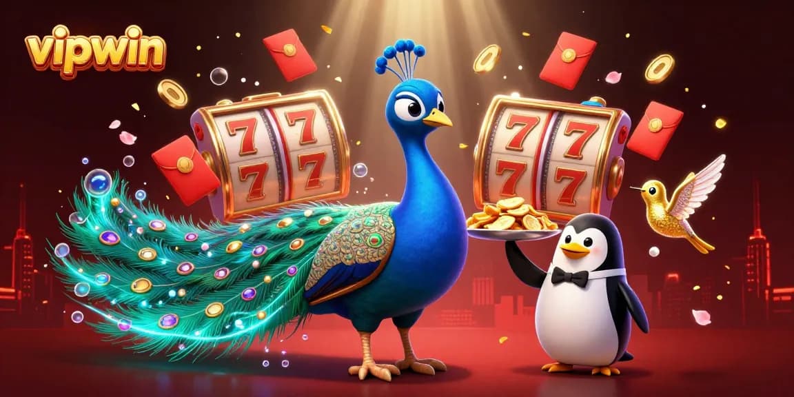 Experience exciting jackpots at vipwin with vibrant 3D gaming characters and elements.