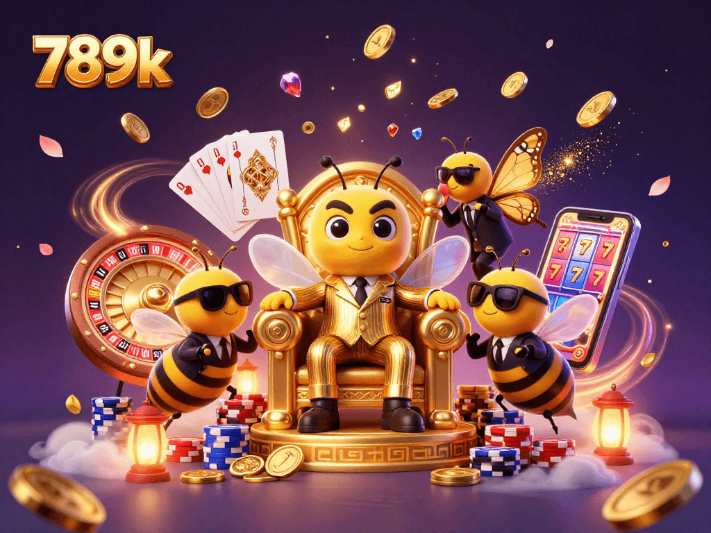 Experience the thrill of winning at 789k with exciting gambling elements and vibrant 3D art.