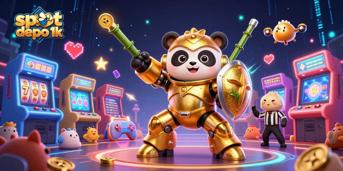 Experience thrilling gameplay at slot depo 1k with vibrant arcade-style slot machines and immersive action.
