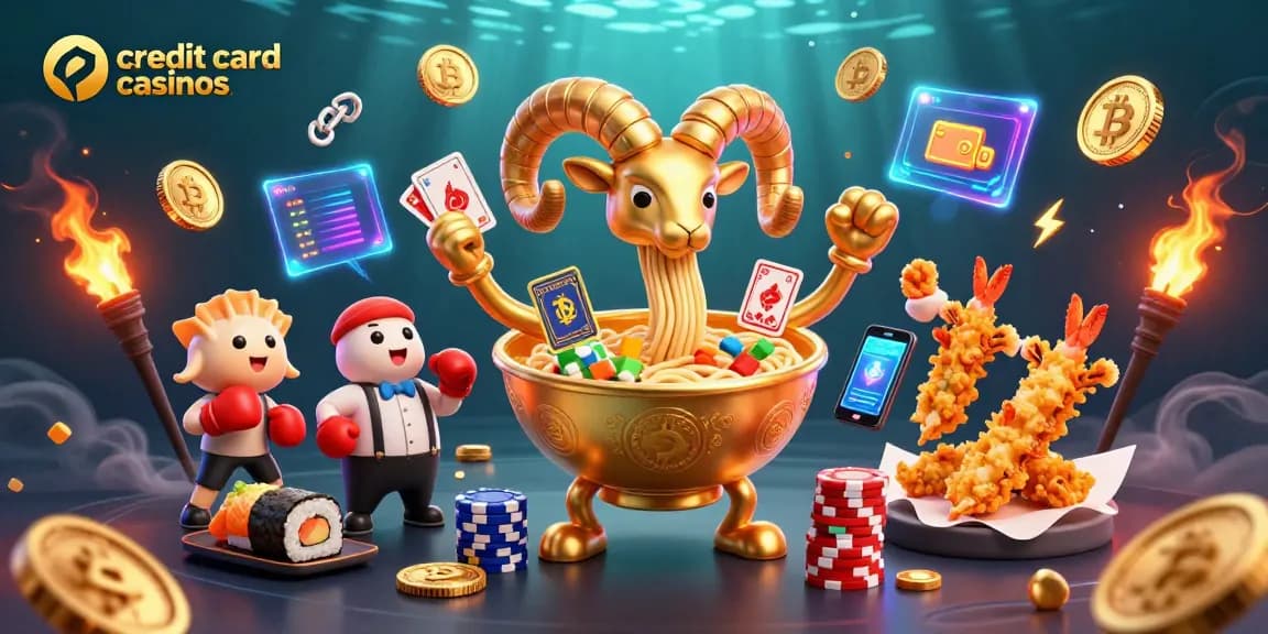 Experience excitement at credit card casinos with animated characters, vibrant colors, and engaging gameplay elements.
