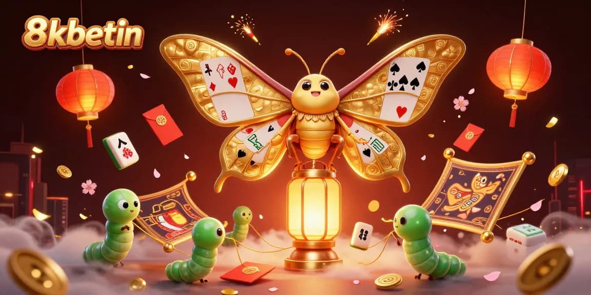 Engage in thrilling gameplay at 8kbetin with a vivid casino-inspired digital scene full of enchanting elements.
