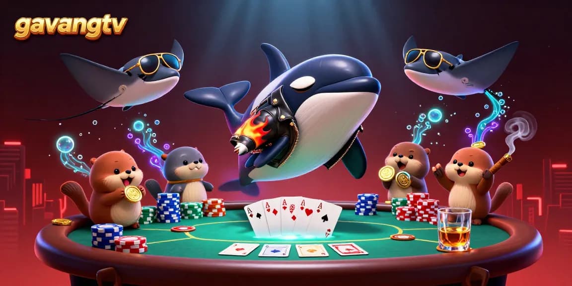 Experience thrilling games at gavangtv with lively characters and vibrant casino elements.