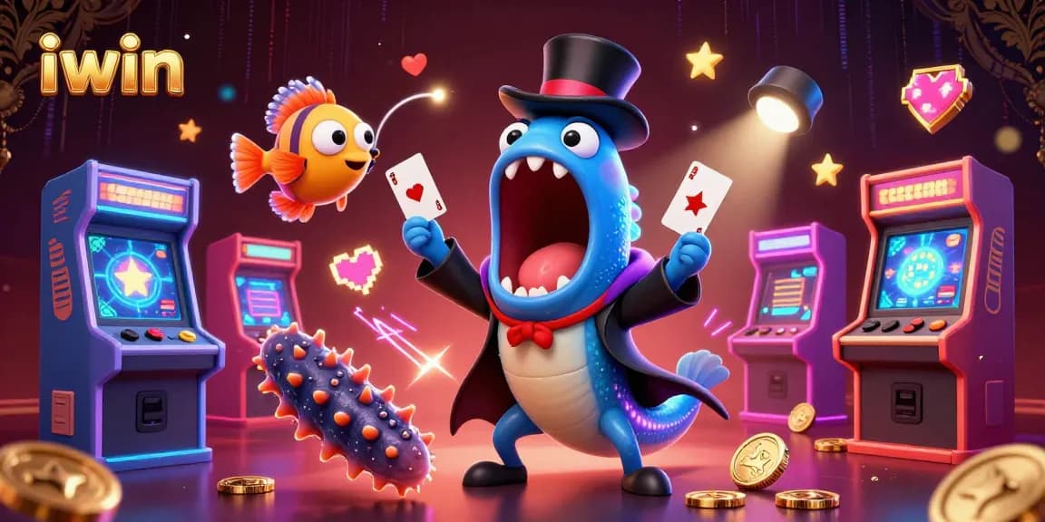 Play exciting games at iwin with a vibrant underwater casino magic scene.