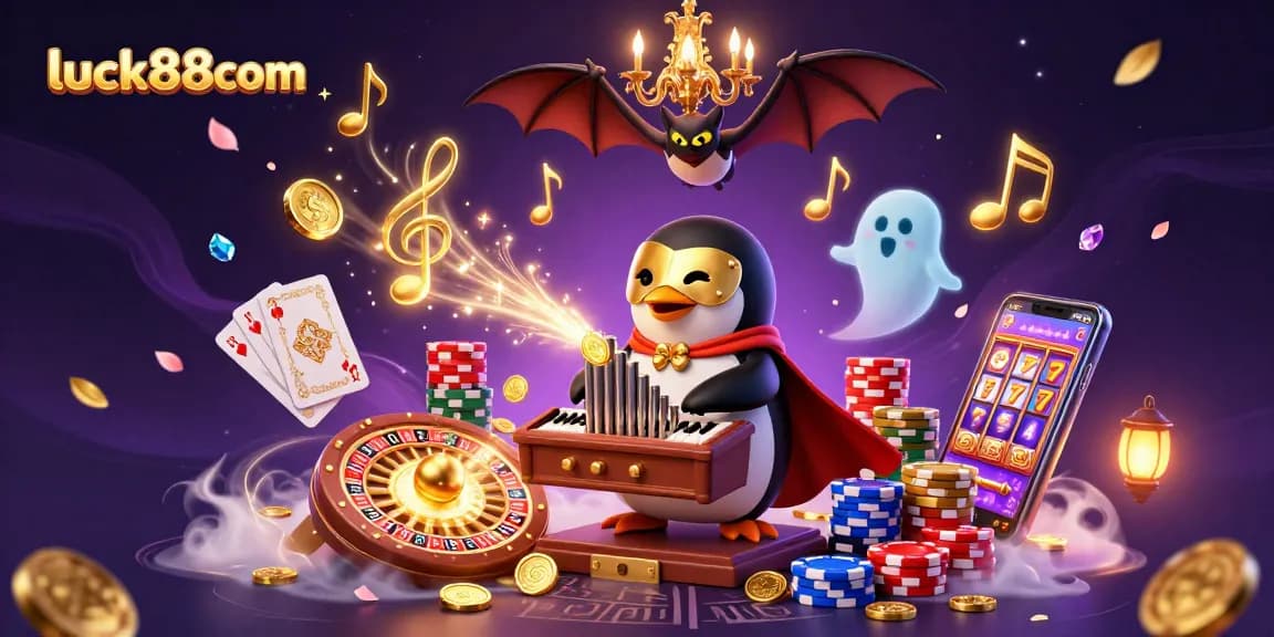 Engage with luck88com's vibrant online casino activities featuring dynamic characters and games.