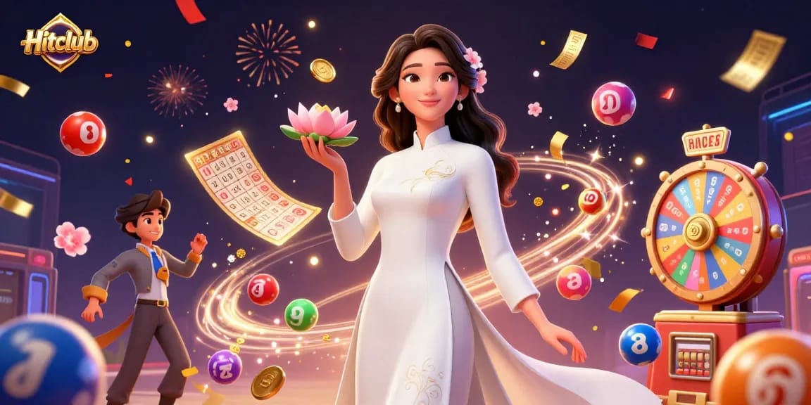 Engage with Hitclub through exciting lottery balls and dynamic gaming visuals