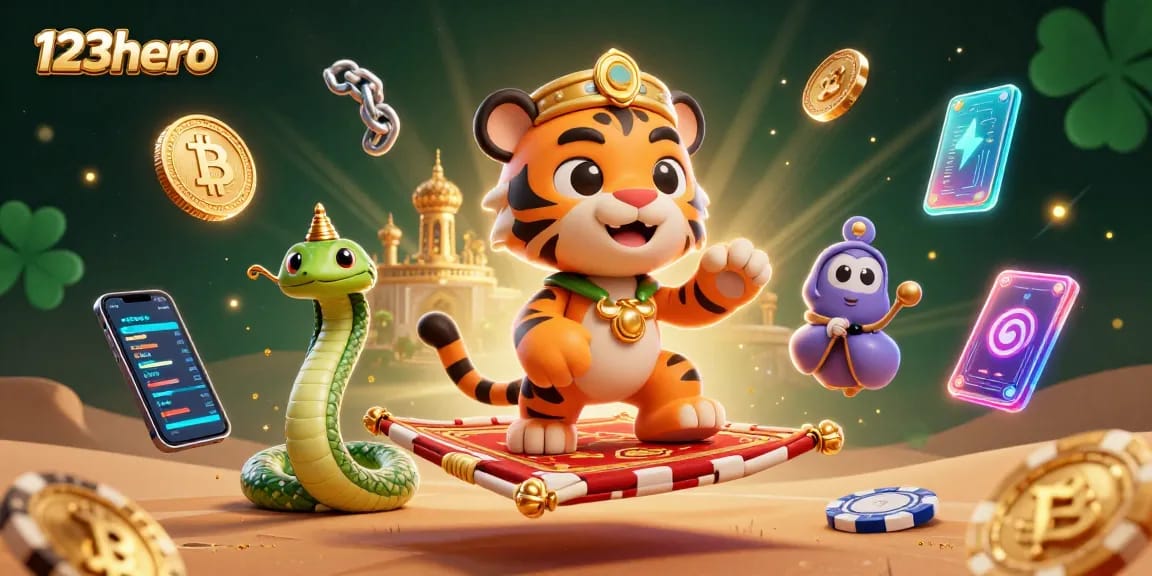 Engage with thrilling gaming adventures at 123hero, where vibrant 3D visuals bring casino excitement to life.