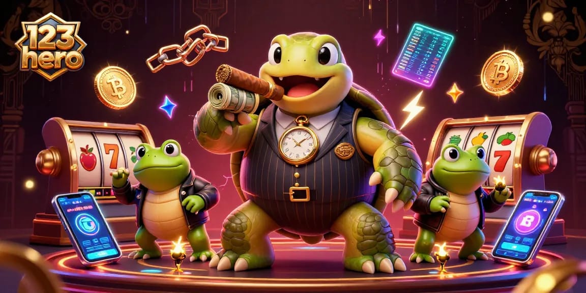 Experience high-stakes gaming with 123hero's vibrant slot machines and dynamic casino characters.
