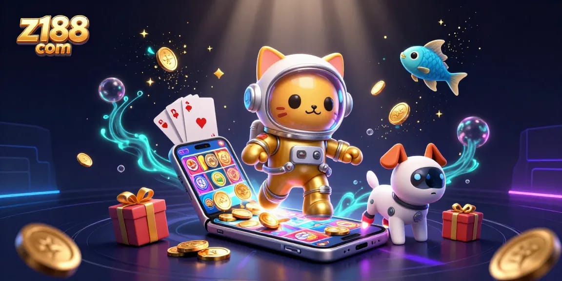 Experience thrilling gaming at z188 com with vivid 3D casino action, slot games, and cosmic excitement.