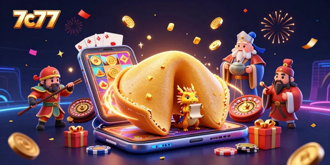 Experience winning strategies with 7c777 as fortune and dragon combine in a lively game scene.