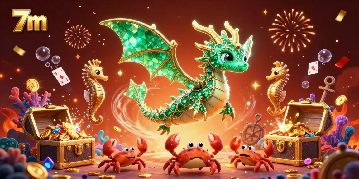 Experience the excitement of live sports betting with 7m, where emerald dragons and treasure chests come alive.