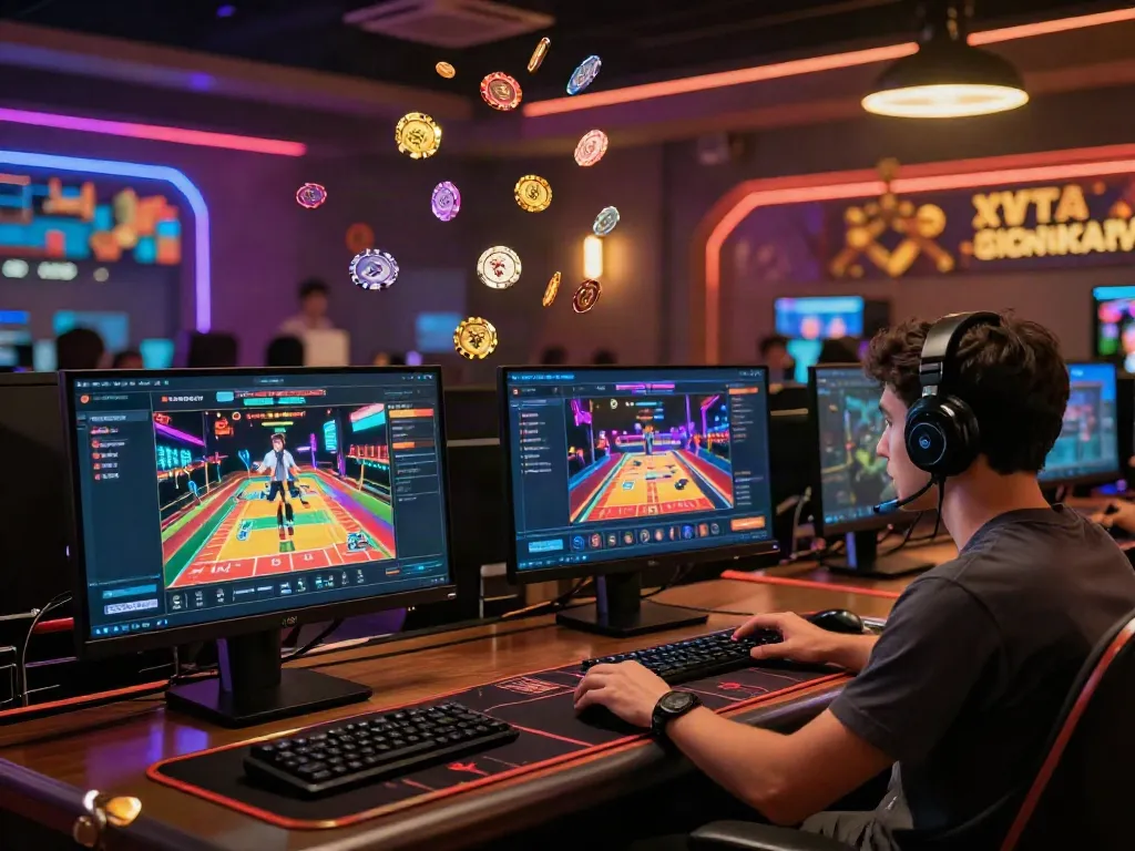 Players engaging with h19 online casino games in a vibrant virtual environment showcasing immersive graphics and excitement.