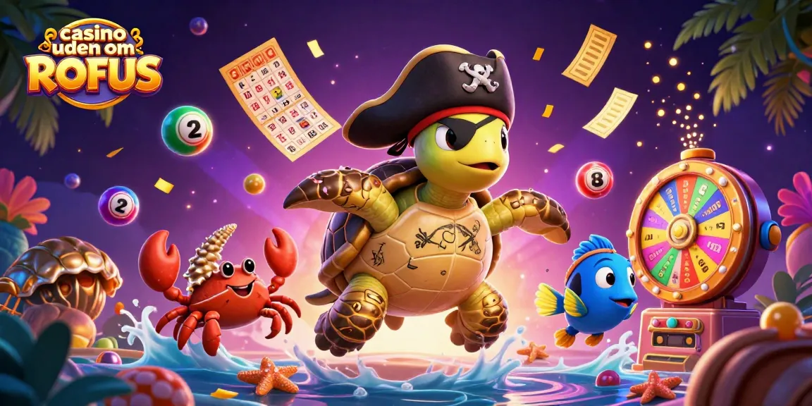 Engage in thrilling gaming at casino uden om ROFUS with vibrant characters and dynamic lottery elements.