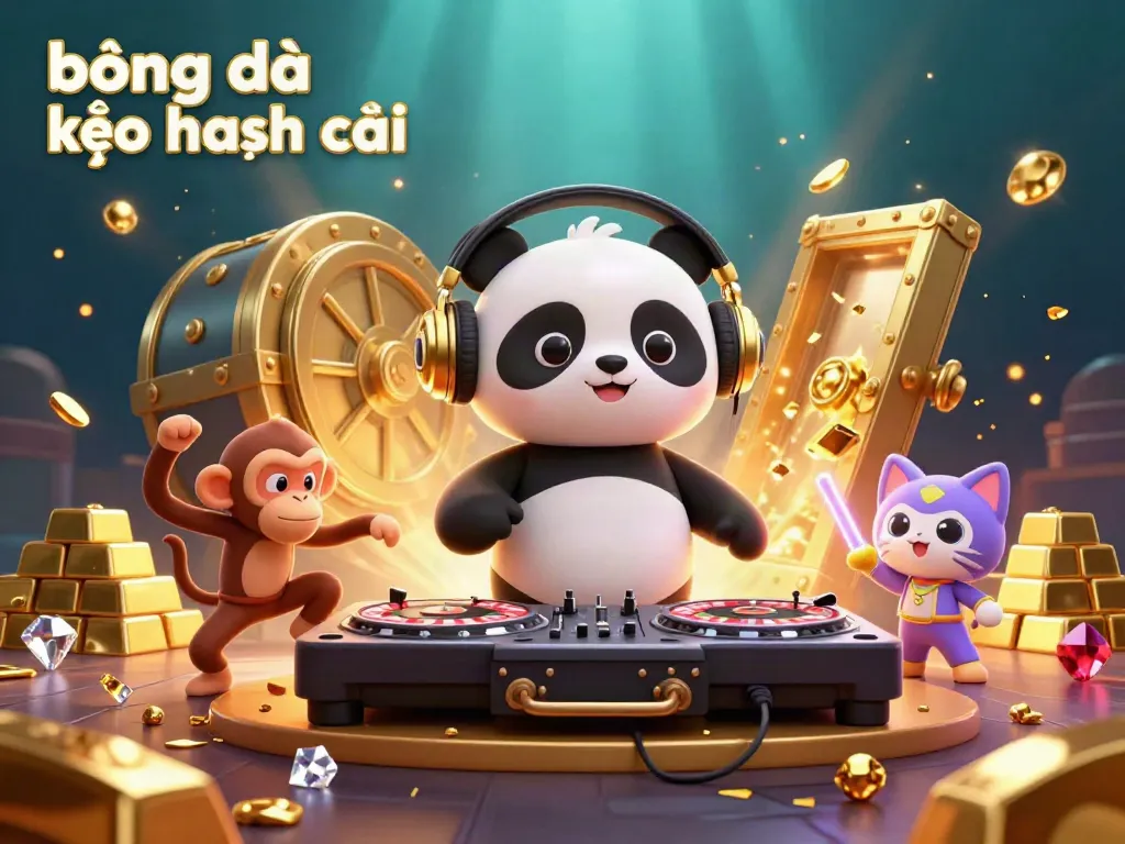 Engage in精彩的 b bóng đá kèo nhà cái gameplay with lively characters and dynamic casino elements all around.