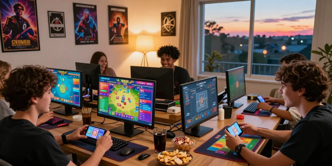 Engaged players enjoying JuraganQQ online card games in a cozy home atmosphere.