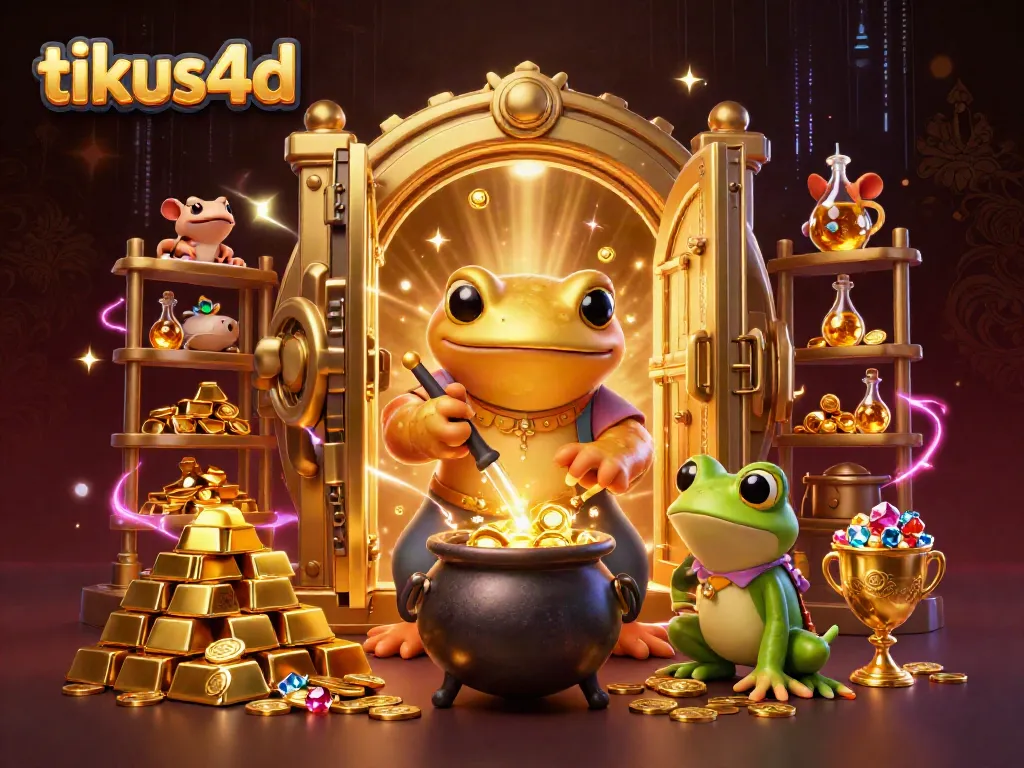 Menangkan jackpot di tikus4d dengan kuali emas yang menggelegak dan koin berkilauan.