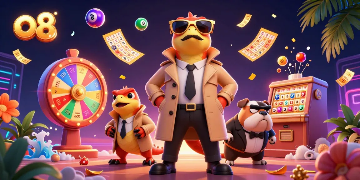 Experience the thrilling vibe of o8 as three raptors in disguise attempt VIP entry amidst vibrant casino elements.