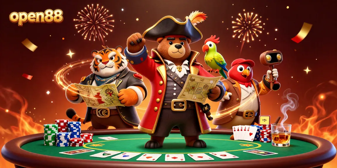 Engage in thrilling poker with the dynamic open88 casino characters and rich game elements!